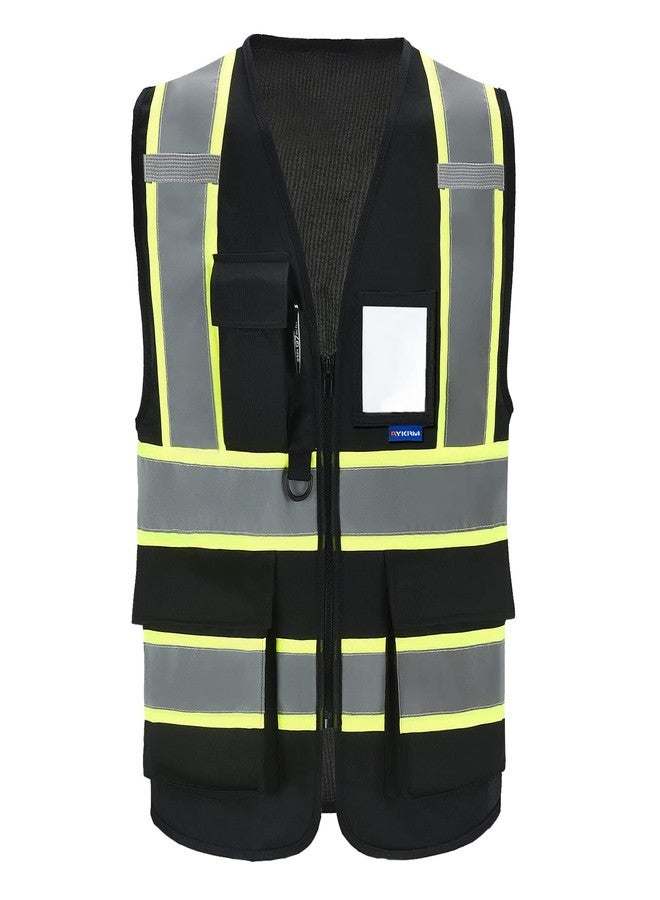 AYKRM 11 colors available safety vest black - Image 1